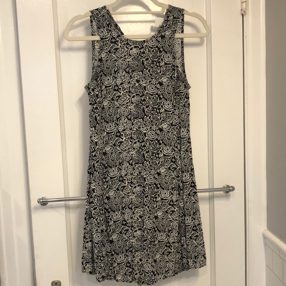 Black and White paisley dress